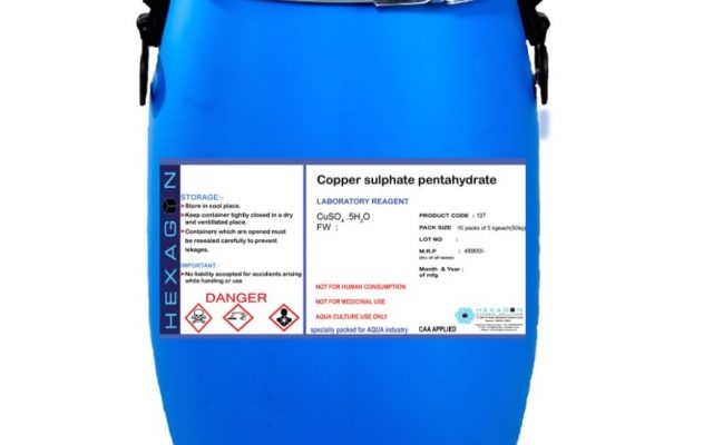 copper sulfate drum